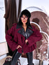 LUX jacket + belt "MOTIVATION V10385" - BORDO